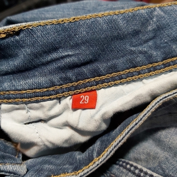 📣2/40$📣 ESPRIT 94107 ankle zip stretch jeans size 29 - Picture 9 of 10